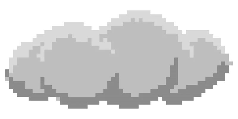 Clouds Pixelart Image